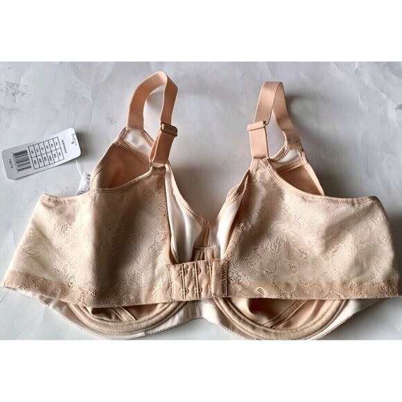 Goddess Yvette Bra Size 40D Back Smoothing Underwire Sand/Beige #GD6750SAD  New - Picture 3 of 10